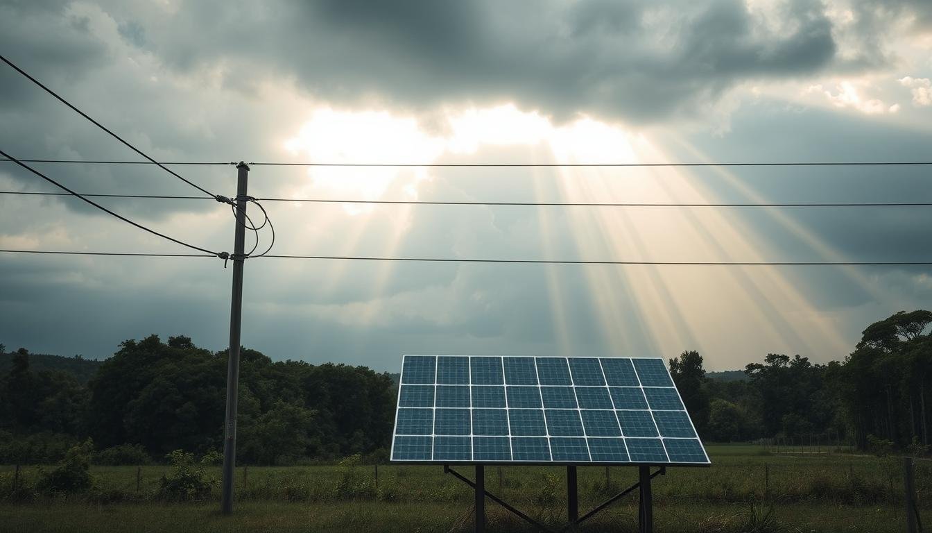 panneau solaire coupure de courant